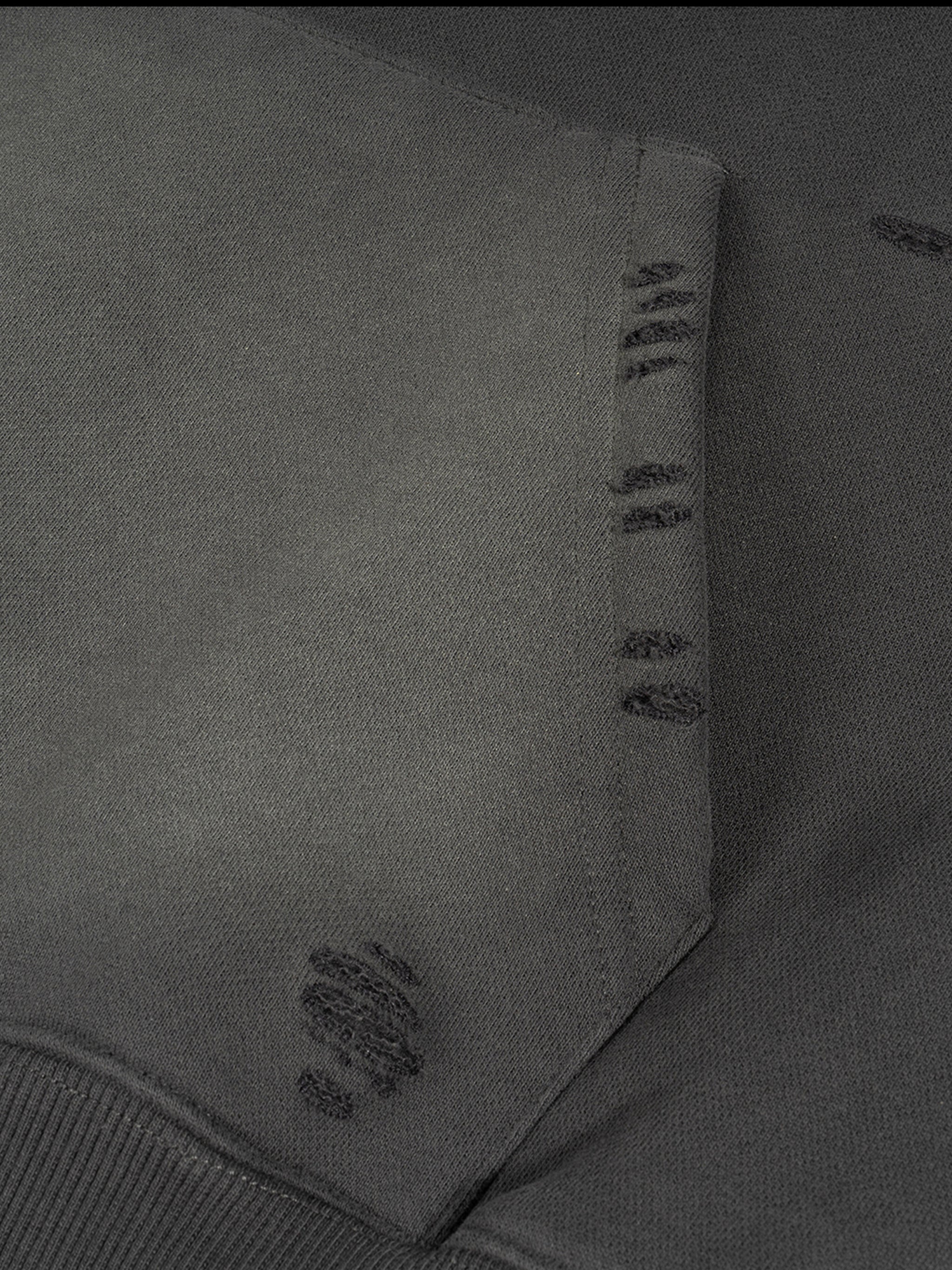 BACKBENCHER SIGNATURE FRAYED SUNFADE BOXY HOODIE